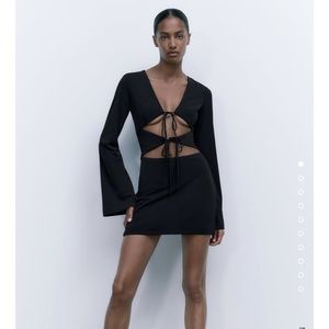 Zara cut out mini dress